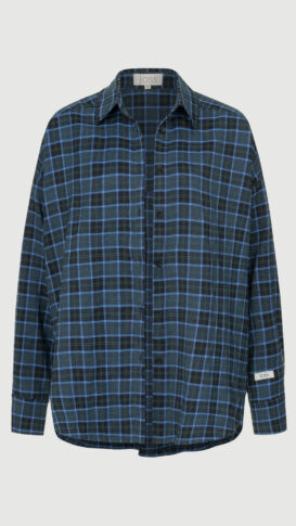 Сорочка темно-синя