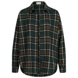 Сорочка темно-зелена